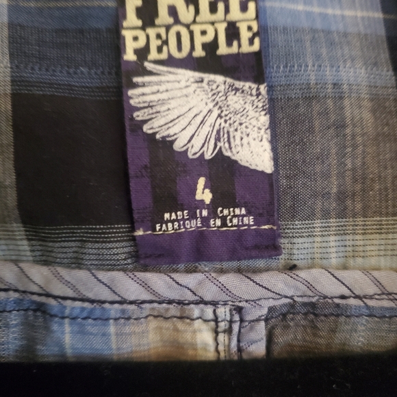 Free People liberty plaid ruffle blazer 4 - Picture 4 of 4